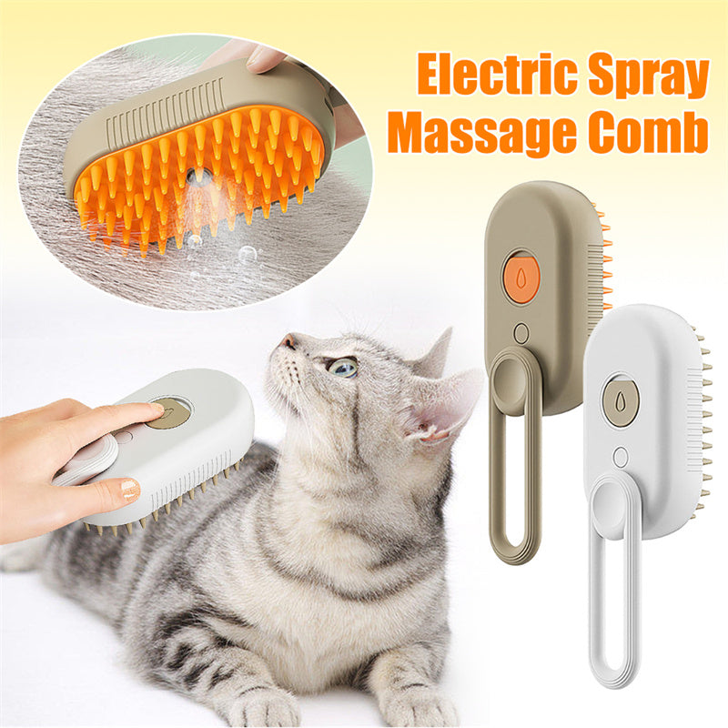 ToyTigris Cat Steamy Brush 3 In 1
