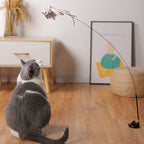 ToyTigris Handsfree Cat Teaser Stick
