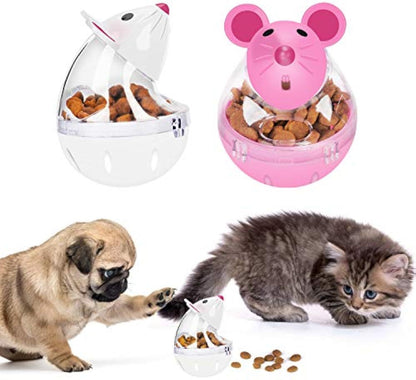 Mice-Shaped Cat Treat Feeder Interactive Food Toy for Cats