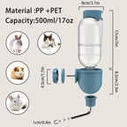 Small Pet Cage Water Bottle Leak-Proof Drinking Bottle for Small Animals