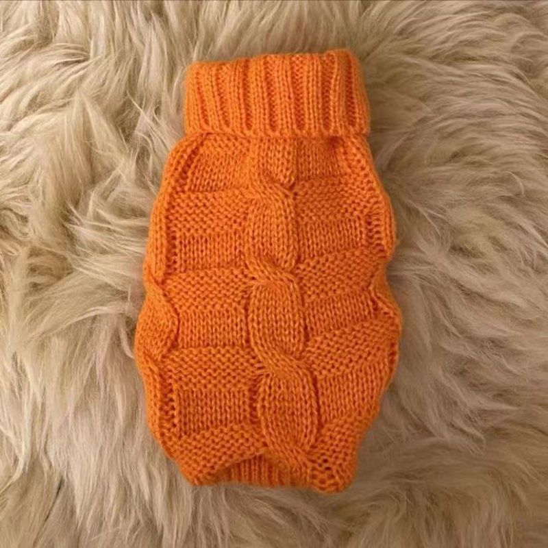 Autumn and Winter Knitted Cat Sweater