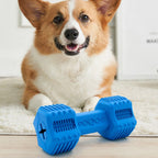 ToyTigris Rubber Dumbbell Treat Dispensing Dog Toy