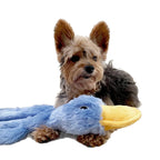 ToyTigris Squeaky Plush Duck Toy for Dogs