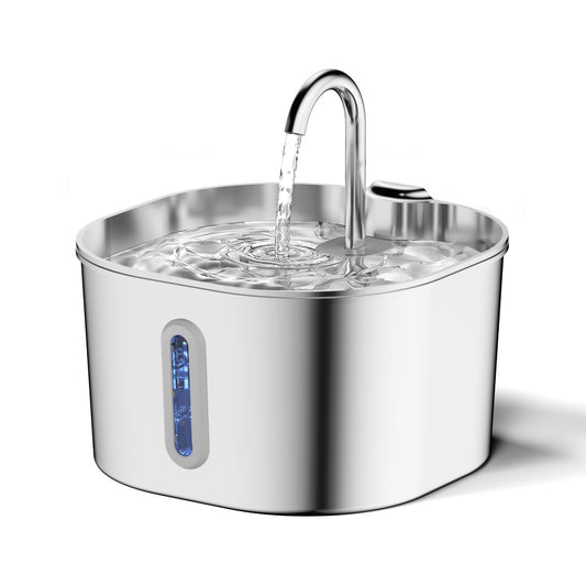 Stainless Steel Automatic Pet Water Fountain With Large Capacity