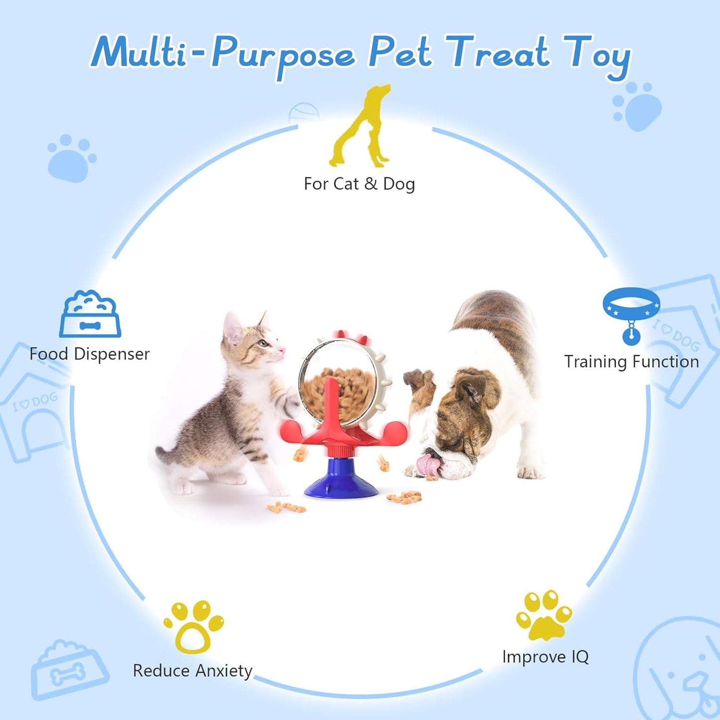 ToyTigris Slow Feeder Spinner Toy