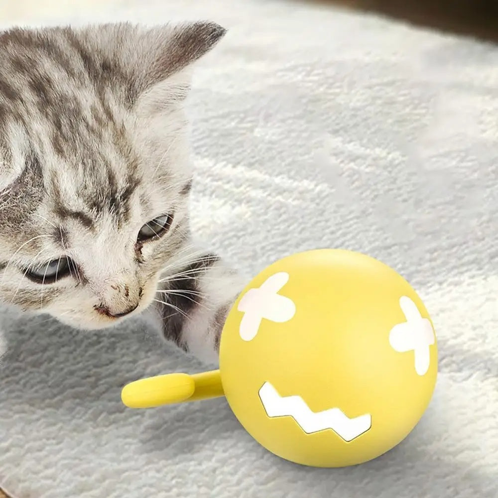 Smart Interactive Cat Toy USB Rechargeable Play Ball