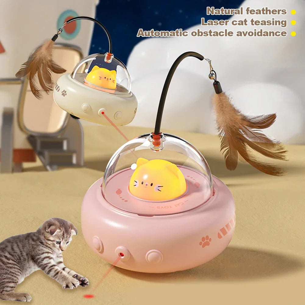 Smart Electric Teaser UFO Cat Toy