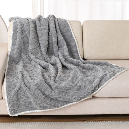 Thick Plush Pet Blanket – Warm, Waterproof & Machine Washable