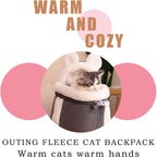 Warm Double Pocket Cat Carry Bag