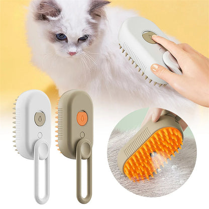ToyTigris Cat Steamy Brush 3 In 1