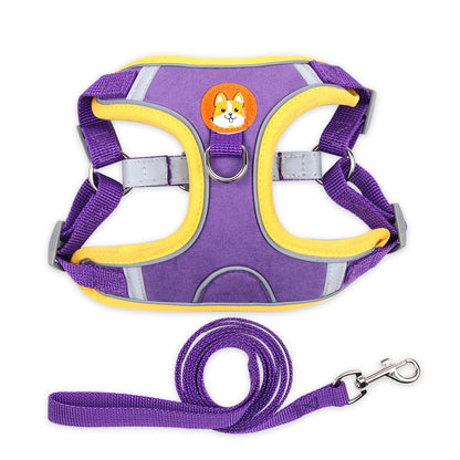 Soft Chest Strap Dog Harness Comfortable & Reflective
