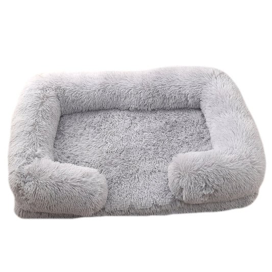 Winter Plush Dog Bed