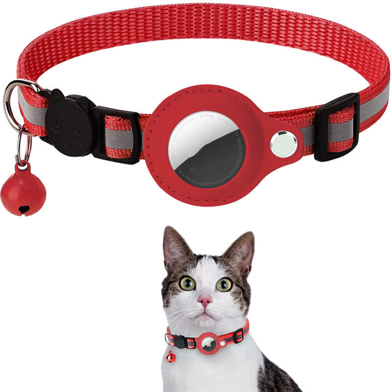 Wasserdichtes & reflektierendes Airtag Katzenhalsband
