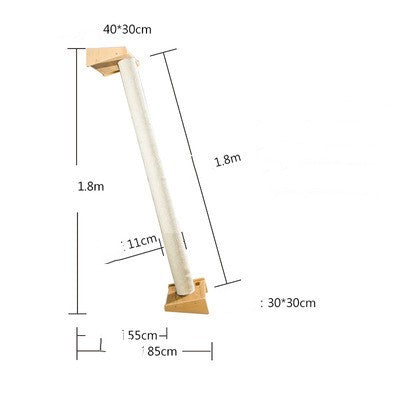 Solid Wood Large Cat Climbing Frame