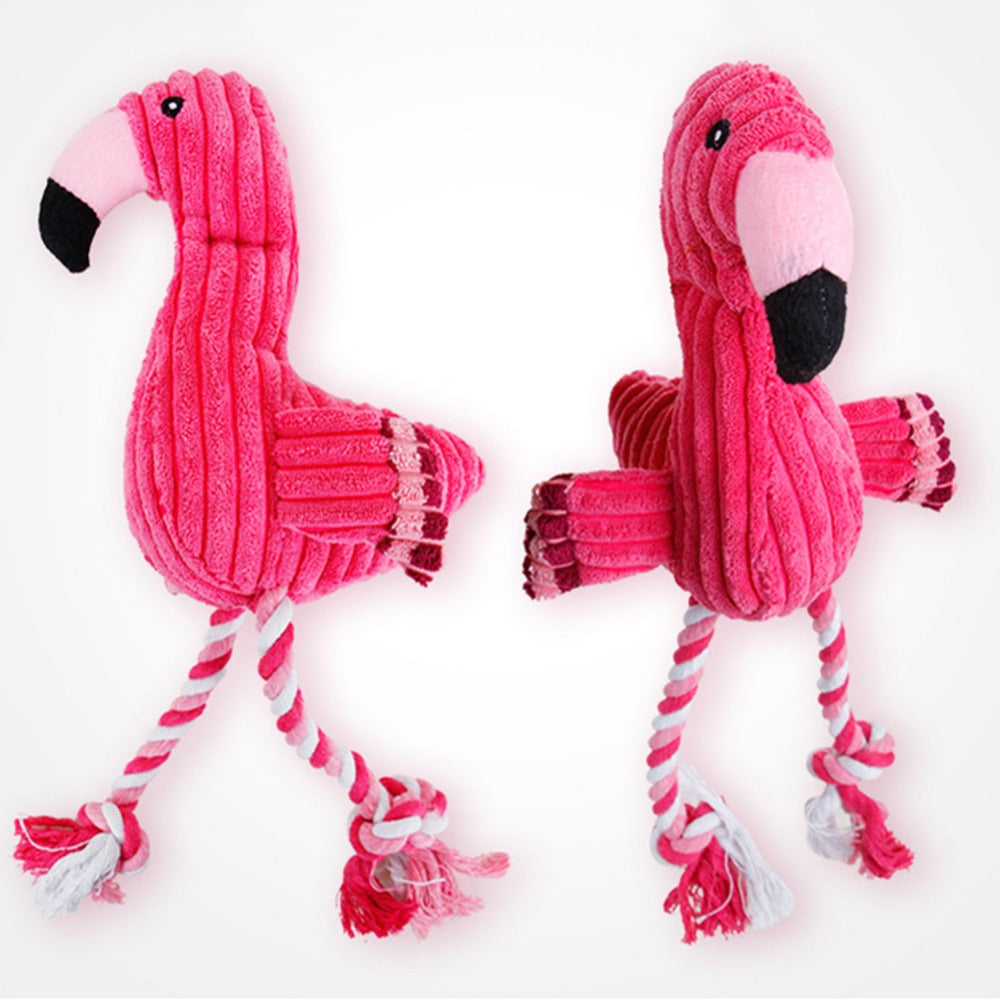 Teeth Cleaning Animal Plush Dog Toy