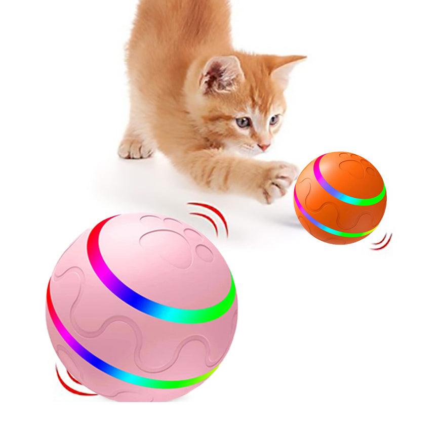 USB Cat Toy: Interactive Self Rotating Ball for Pet Fun