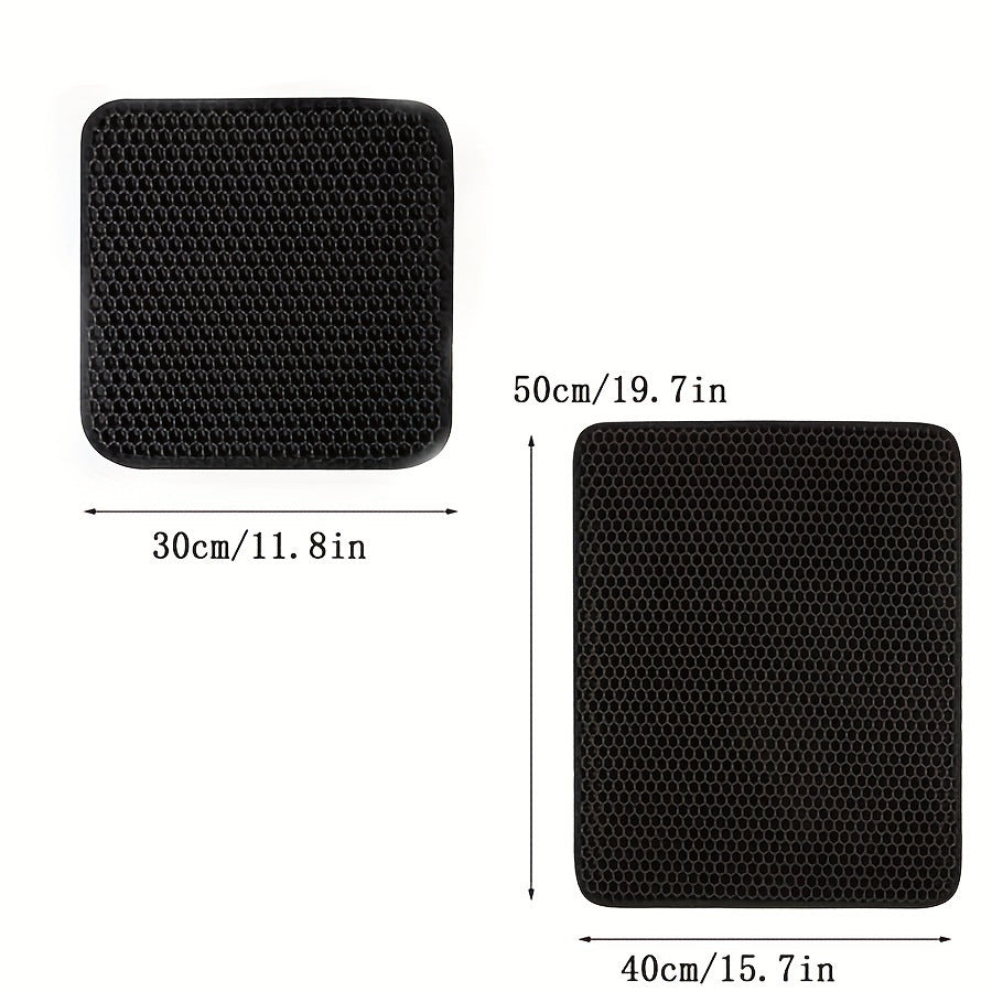 Double-Layer Cat Litter Mat