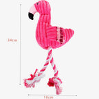 Teeth Cleaning Animal Plush Dog Toy