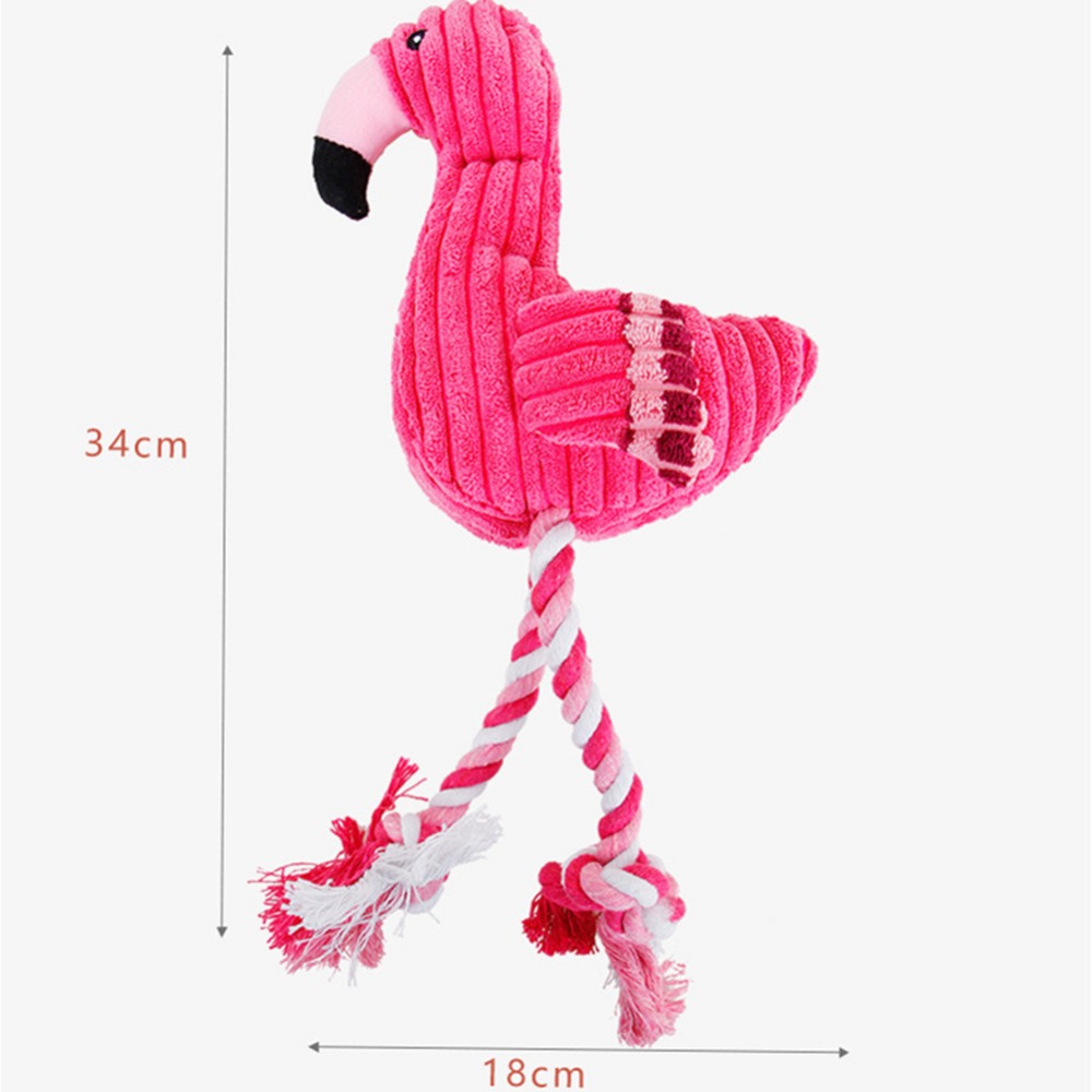 Teeth Cleaning Animal Plush Dog Toy