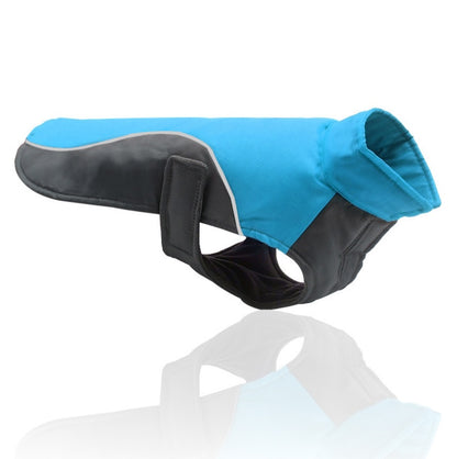 Waterproof Reflective Dog Jacket – Warm Fleece Lined Coat for Large Dogs