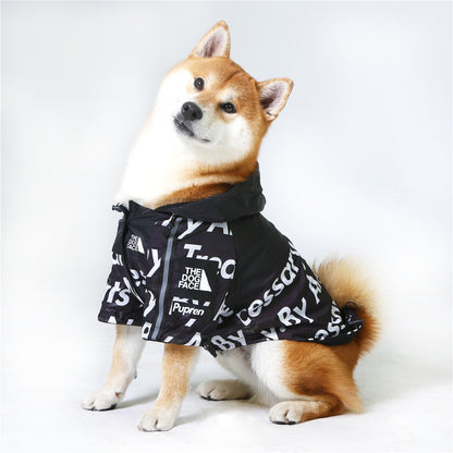Windproof & Rainproof Dog Jacket – Large Dog Pet Shell Raincoat