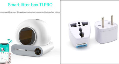 Intelligent Automatic Fully Enclosed Cat Litter Box – Self-Cleaning