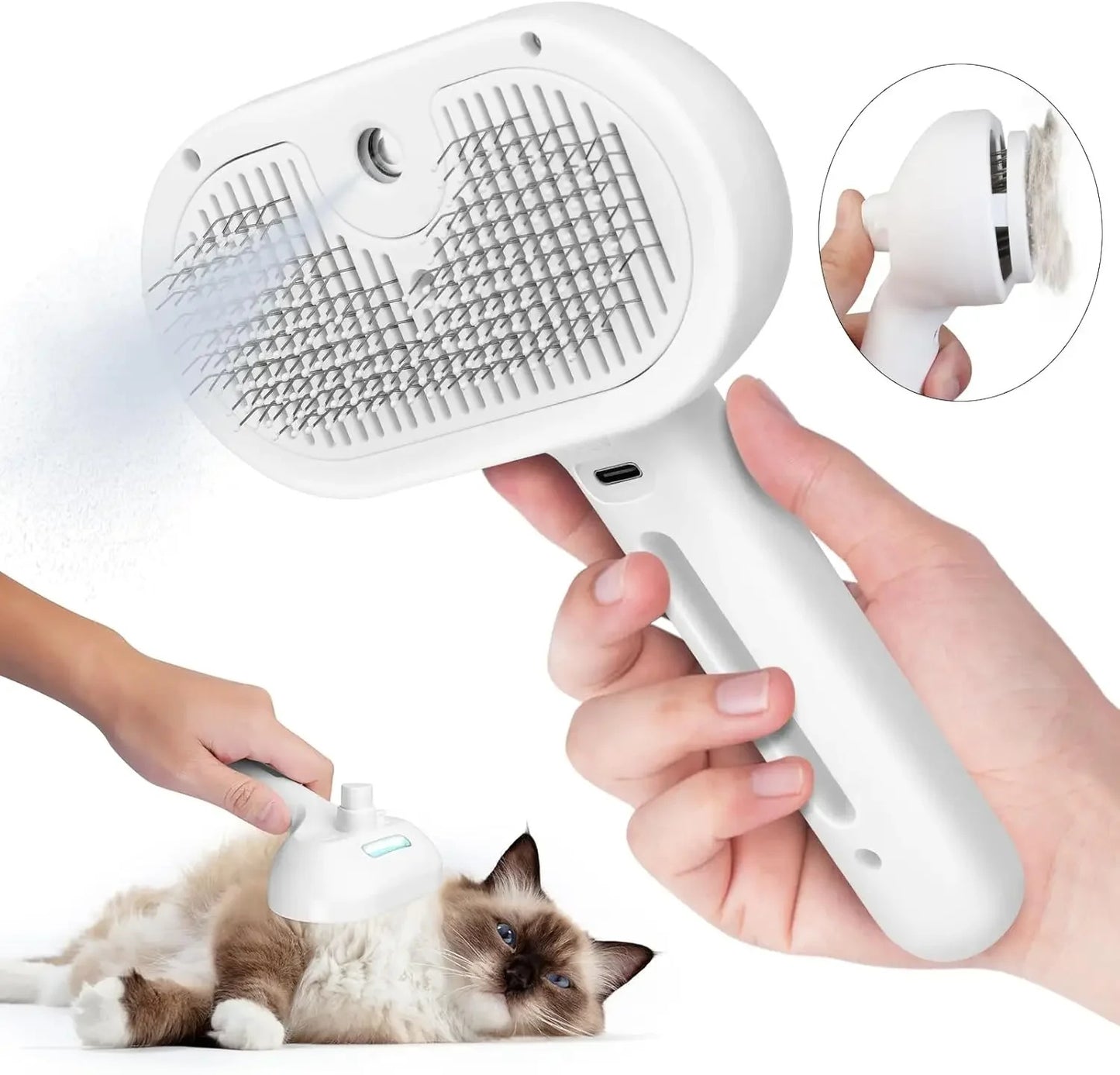 Water Spray Pet Hair Comb