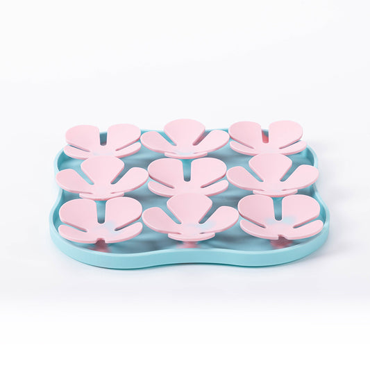 Slow Feeder Dog Bowls Silicone Slow Feeder Lick Down Eating Pet Calming Mat Anxiety Relief Training Wet Food Lick Pad With Suction Cup Interactive Feed Game Toy All Breed Dogs