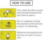 Mice-Shaped Cat Treat Feeder Interactive Food Toy for Cats