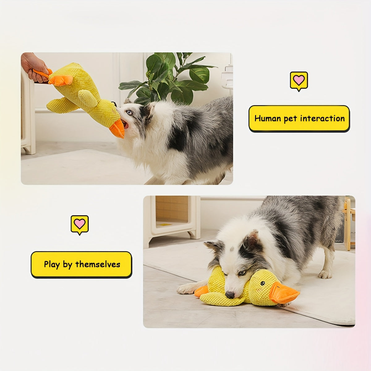 Soft Squeaky Duck Dog Toy