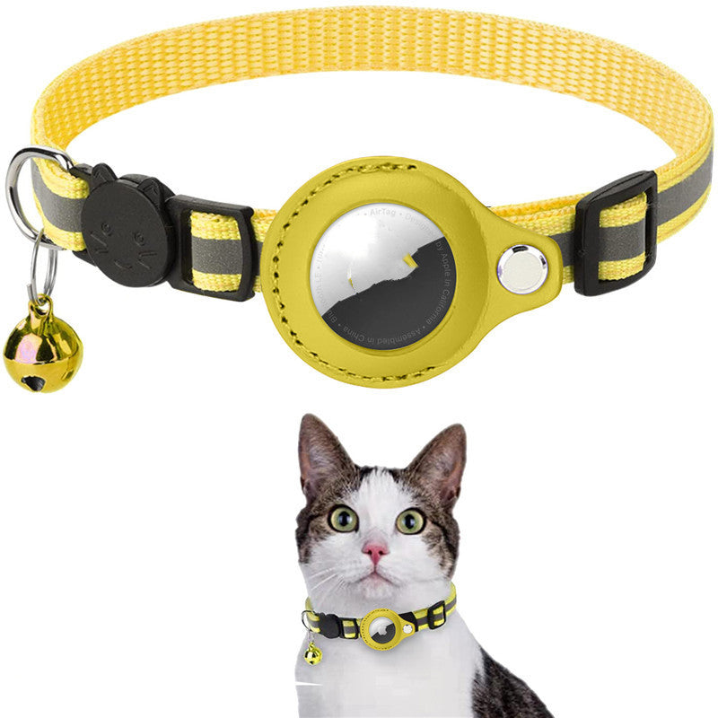 Wasserdichtes & reflektierendes Airtag Katzenhalsband