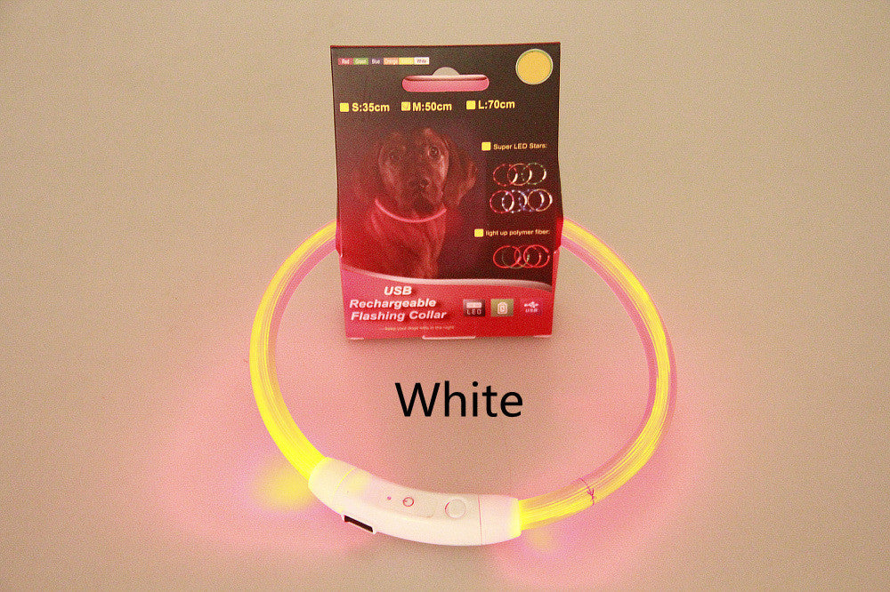 USB wiederaufladbares LED-Hundehalsband