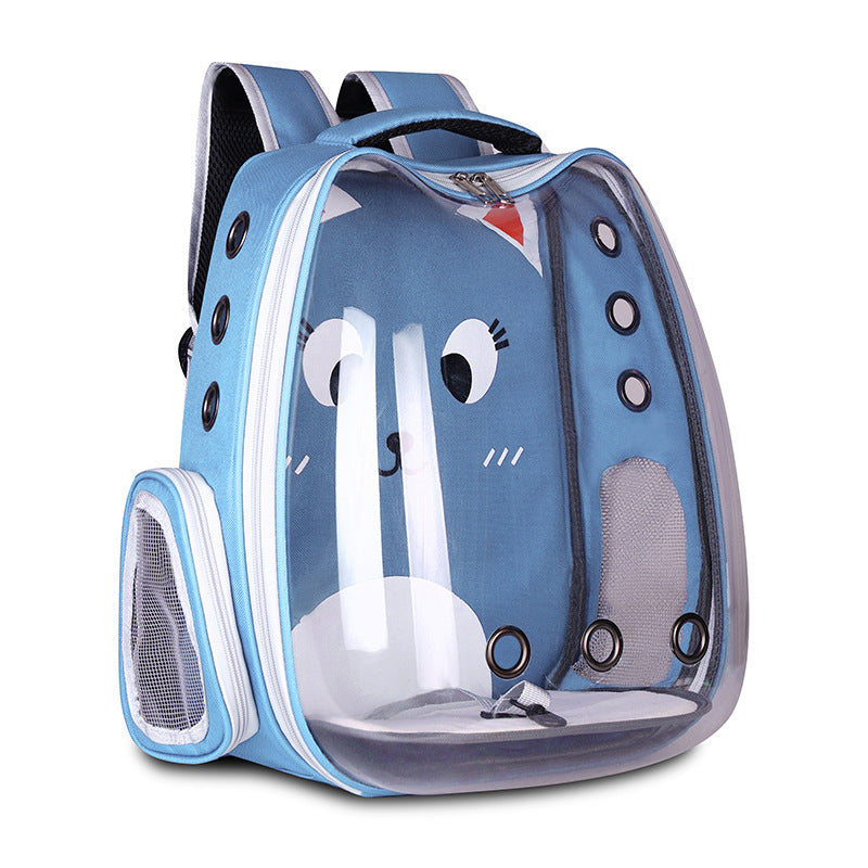 Breathable Space Cat Travel Backpack