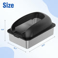 Stainless Steel Cat Litter Box Scoop And Mat Included
