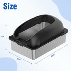 Stainless Steel Cat Litter Box Scoop And Mat Included