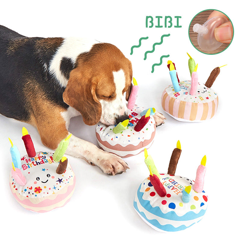 BIBI Dog Birthday Cake Toy