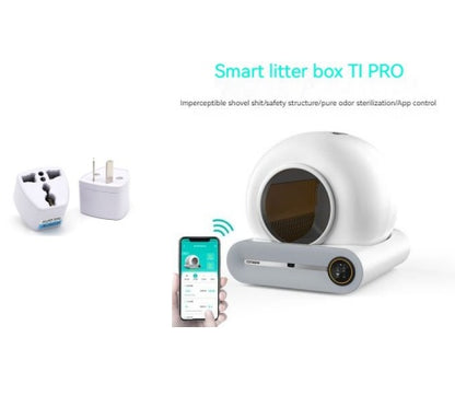 Intelligent Automatic Fully Enclosed Cat Litter Box – Self-Cleaning