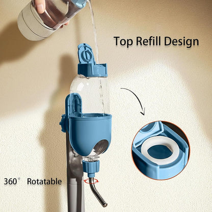 Small Pet Cage Water Bottle Leak-Proof Drinking Bottle for Small Animals