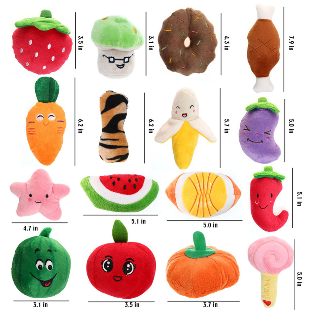Gooddog Plush Fruit Dog Toy