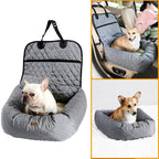 2 In 1 Foldable Dog Car Seat Pad