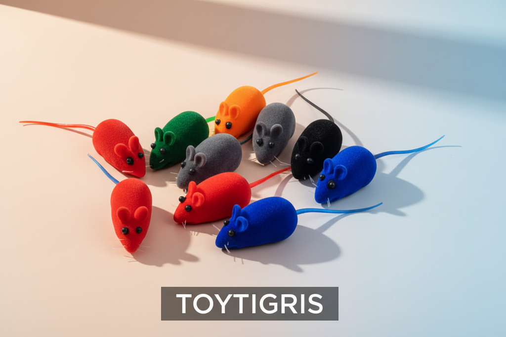 ToyTigris Squeaky Mouse Cat Toy