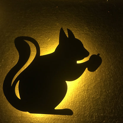LED Cat & Dog Shadow Night Light