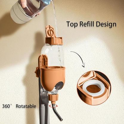 Small Pet Cage Water Bottle Leak-Proof Drinking Bottle for Small Animals