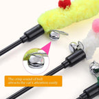 Colorful Plush Wands Cat Toy