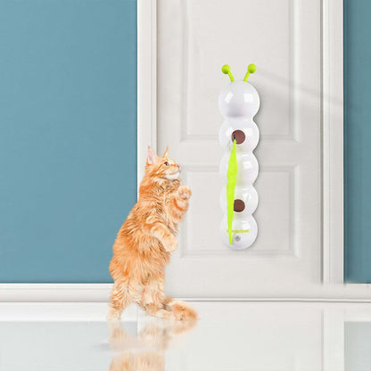 Teasing Automatic Cat Toy with Tail Interactive Motion & Suction Cup Play