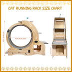 ToyTigris 6-in-1 Cat Fitness Wheel and Activity Centre