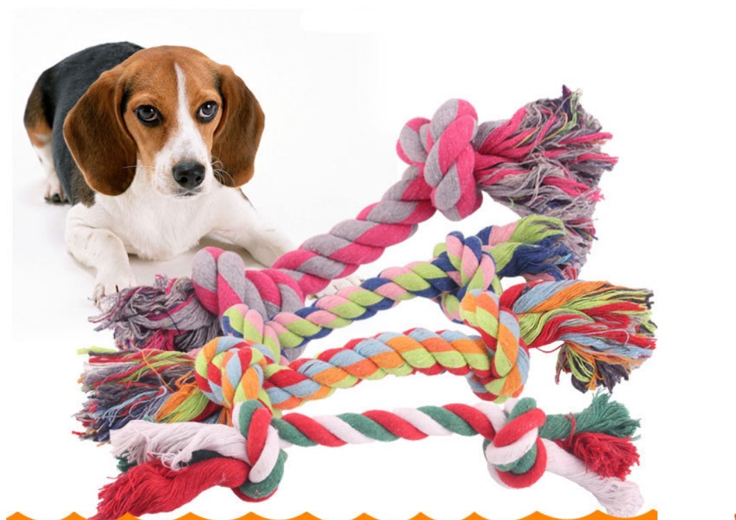 Durable Bite-Resistant Rope Dog Toy for Chewing & Dental Health
