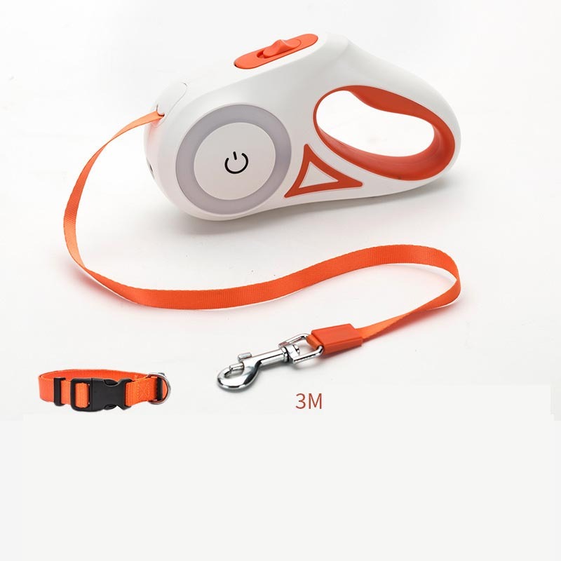 Retractable Dog Leash with LED Lights