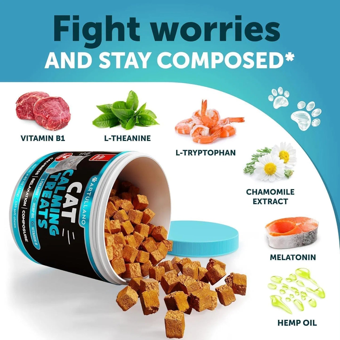 Calming Treats For Stress & Anxiety Relief