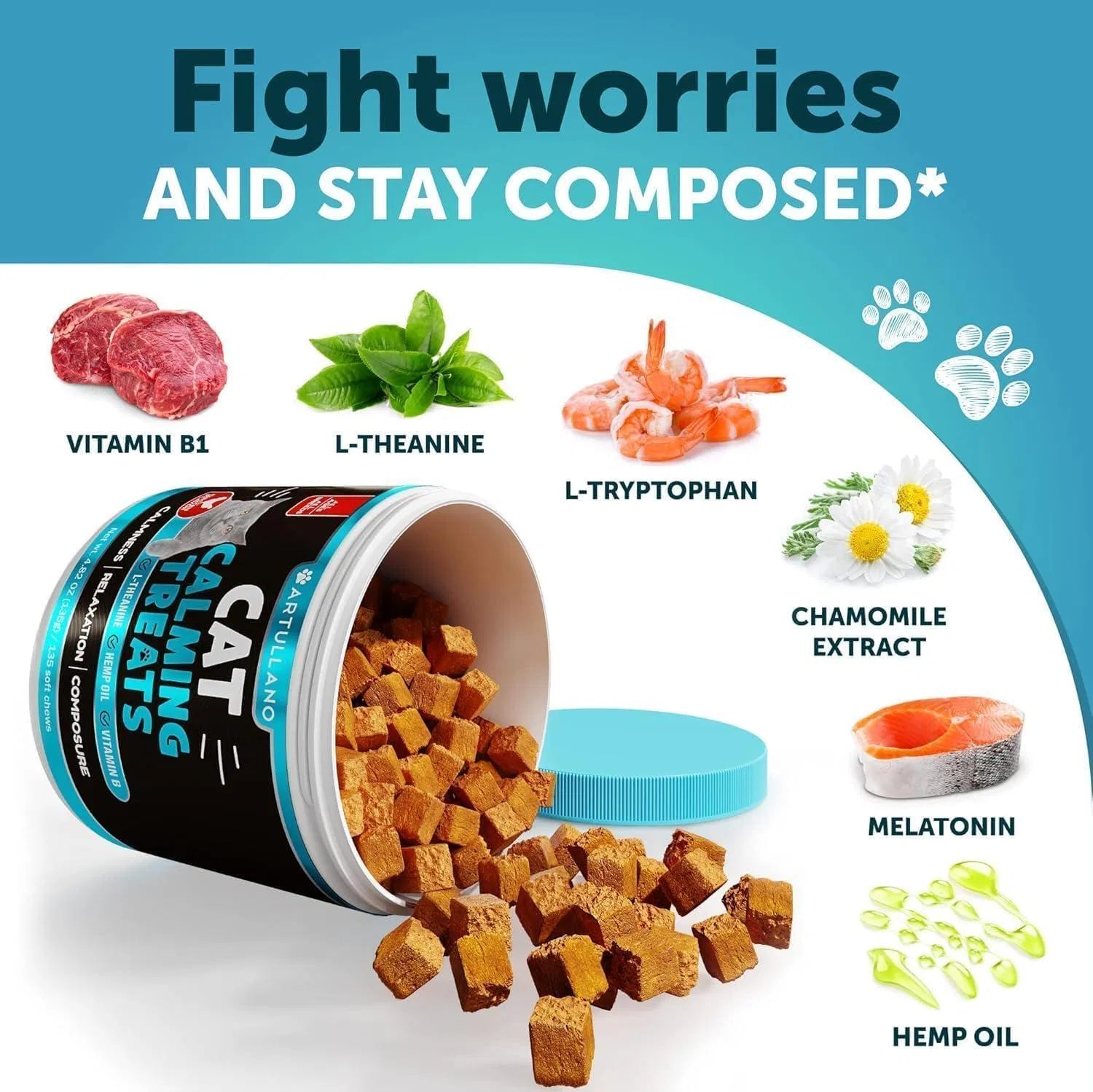 Calming Treats For Stress & Anxiety Relief